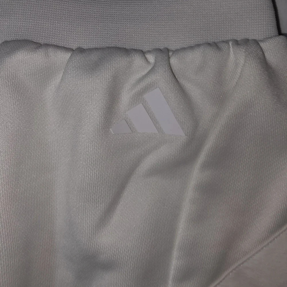 Adidas James Harden Travel Shorts Size Small White Elastic Basketball Comfort